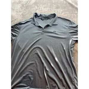 Travis Mathew Polo‎ Shirt Men’s XXL Gray Peru Golf Casual